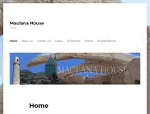 Tablet Screenshot of maulanahouse.com